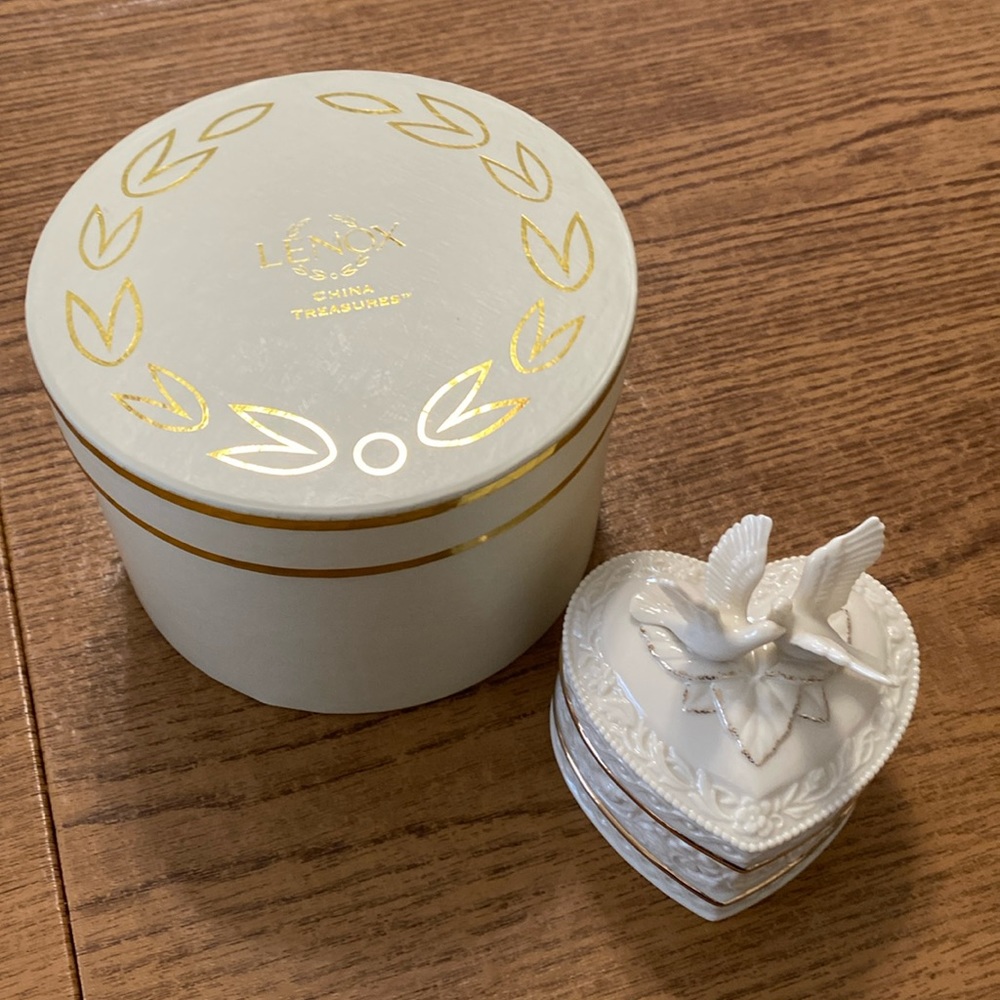 Lenox “Wings of Love” Trinket Box